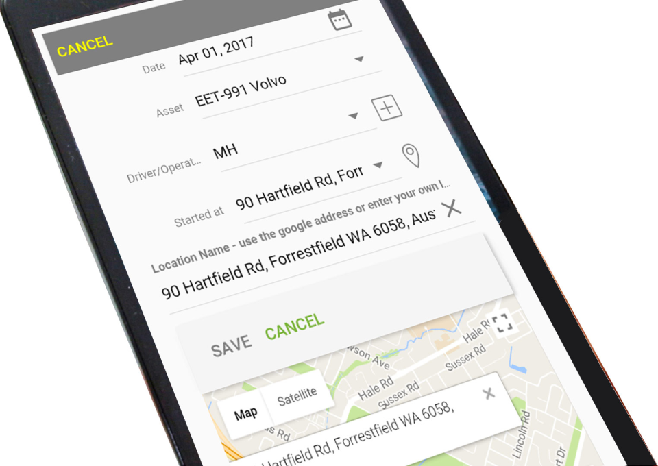 screenshot of Mind My Assets